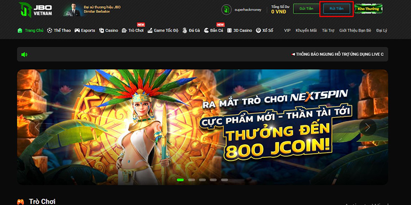 chon rut tien jbo nut mau xanh 1